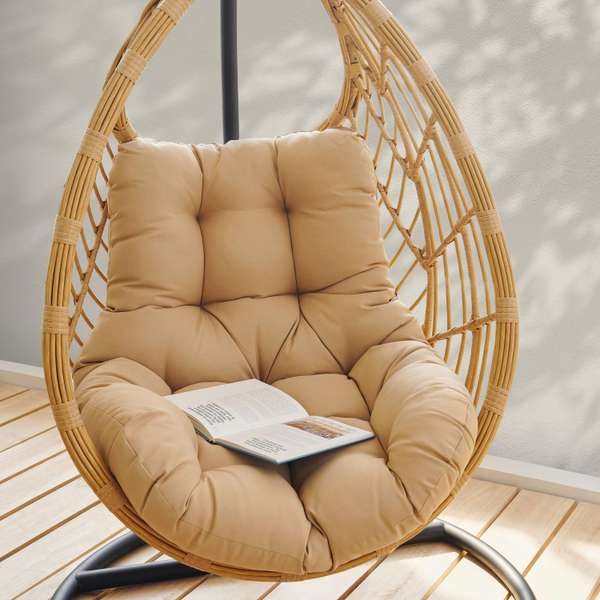SARRA GARDEN HANGING CAGE SWING NATURAL